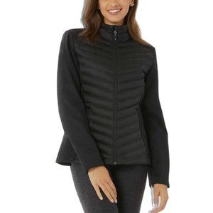 New 32 Degrees Heat Women’s Lightweight Mixed Media Jacket – Size XL
